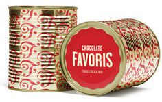 Chocolats Favoris Logo and Packaging #f6