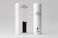 Verso #packaging #minimalistic #label #clean