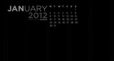 Creative Black And White Calendar Wallpaper Column And Grid Image Ideas Inspiration On Designspiration