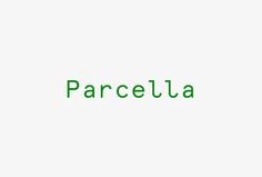Parcella by Ministry #logotype #logo #monospaced #mono