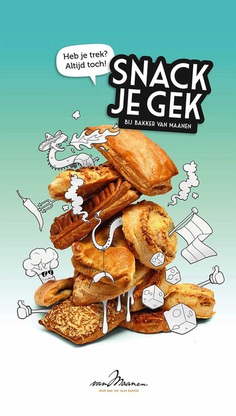 Poster for Bakker van Maanen by The Ad Agency