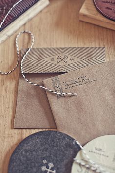 Goncharows Coaster Wedding Invites #coaster #wedding #invite #craft paper #line work