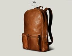 0123 pic on Design You Trust #backpack #oldschool #leather #laptop