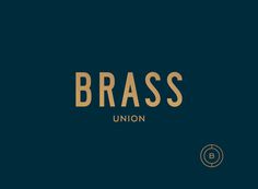 Brass Union Logo #identity