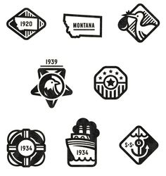 Ancestry Badges Valerie Jar / Design + Illustration #illustration #icon #system #badges