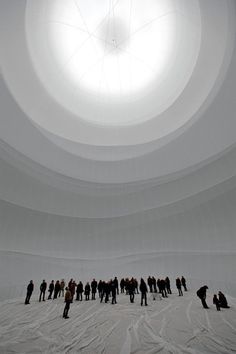 Big Air Package: The Largest Inflated Envelope in History by Christo #dome #inflated #installation