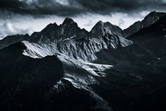 Monochromatic Alps on Photography Served #photography #nature