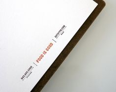 Graphic-ExchanGE - a selection of graphic projects #letterhead #restaurant #stationery