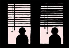 Jean Jullien's online portfolio: SILOUETTES #jean #jullien #silhouette #blinds