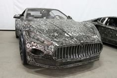 Life-Size Cars Created by Artists from Recycled Metals