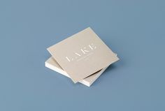 Lake by Nudge #graphic design #print #stationary