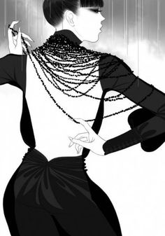 Choon Fai Yip #white #black #illustration #and #fashion