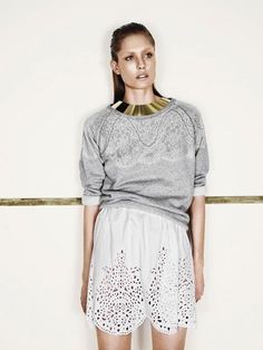 Nadja Bender by Jens Langkjaer for Designers Remix Campaign #model #girl #photo #photography #fashion #beauty