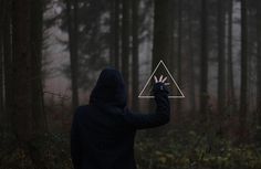 rednaj: #woods #triangle #photography #graphics #forest #hood #trees