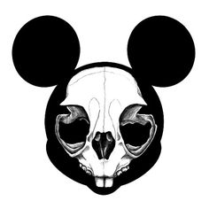 Mickey? #mickey #mouse #graphite #horror #disney #skull #fun #animal
