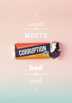 . #issue #corruption #design #graphic #positive #candy #poster #social