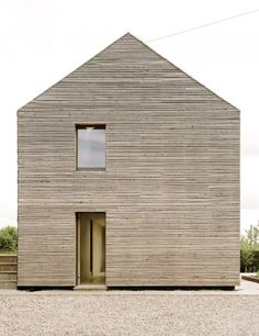 14_David Grandorge_Feilden Fowles_Ty Pren_West Entrance #timber #house #feilden #architecture #long #fowles