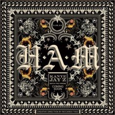 2dopeboyz #ham #album #jayz #kanye #royal #ornament #hiphop #art #blackletter #dog