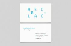 Redblac — Red de Biotecnología en Lácteos #card #design #graphic #business