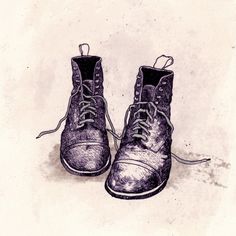 boots #boots #illustration #shoes