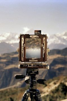 Flip it #camera #mountains #photograph