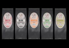 Metrio Tea on the Behance Network #packaging