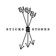 STICKS STONES #logo #stones #sticks