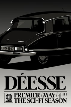 Gianmarco Magnani - DS - Déesse Premier - The Sci Fi Season Poster #gianmarcomagnani #illustration #poster #posterdesign #prints #typography #typeposter #typographicposters #minimal #flat #design #graphicdesign #art #black #retro #future #futurism #vector #scifi #sciencefiction #science #fictions #scifiart #space #car #cardesign #vintagecar #movies #movie #film #cinema #films #filmmaking #80s #90s