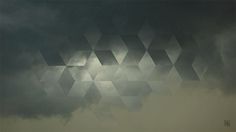 tint.de ¬ Cloud Fracture #geometry #pattern #cloud #sky #cubes #fracture #photography