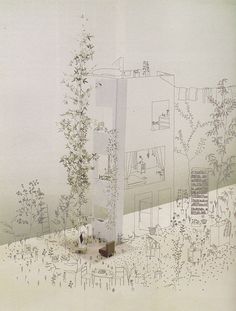 Row House in Tokyo / Junya Ishigami #architecture #drawing