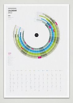 Looks like good Info Graphics by Martin Oberhäuser #infographics #calendar