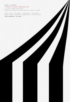 Creative Review - Posters for Tinker Tailor Soldier Spy by Paul Smith #white #and #print #black #minimal #poster #film