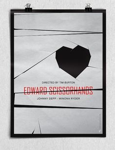 Edward Scissorhands #movie #edward #magoulas #scissorhands #poster #vasilis #vamadesign
