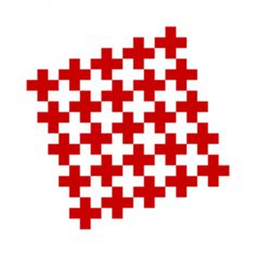 minimalvision 8 – 150 years of Swiss Red Cross #cross #grid #square #minimal #geometric