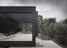 CJWHO ™ (Ridge Road Residence by Studio Four We sought to...) #design #black #wood #photography #architecture #residence #luxury