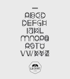 Rebranding & type Le Chat Lisboa #type #design #graphic
