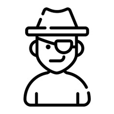 See more icon inspiration related to enemy, character, user, avatar, man, person and people on Flaticon.