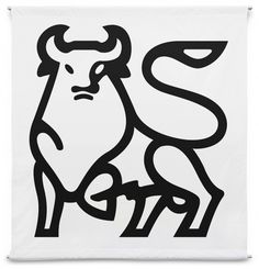 xlarge_merril_lynch.jpg (JPEG Image, 980×1017 pixels) #white #lynch #black #logo #bull #merril