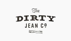 the dirty jean company logo #logo #design