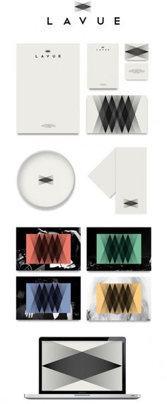 La Vue | New Grids #logo #design #identity