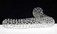 delicate glass sculptures of deadly viruses by luke jerram #virus