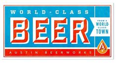 Brand Identity | Austin Beerworks | Helms Workshop #vector #branding #typography