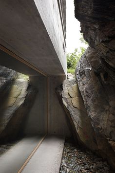nickisch sano walder preserve the refugi lieptgas in concrete #cabin