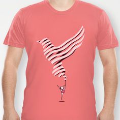 The Lark Ascending T-shirt by AGRIMONY // Aaron Thong | Society6 #vector #bird