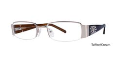 Toffee/Cream Vivid Eyeglasses Vivid Boutique 5011.