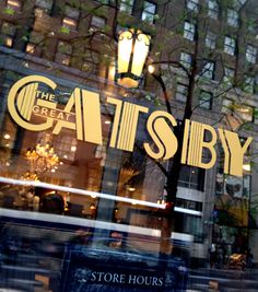 THE GREAT GATSBY #branding #direction #art #deco #typography