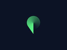 Pokke.me — Logo concept #angle #simple #letter #minimal #gradient #logo