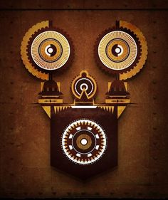 April on the Behance Network #steampunk