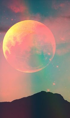 alkd;fjakds #colorful #space #moon