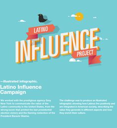 Latino Influence Project on Behance #creative #agency #dhnn #info #graphics
